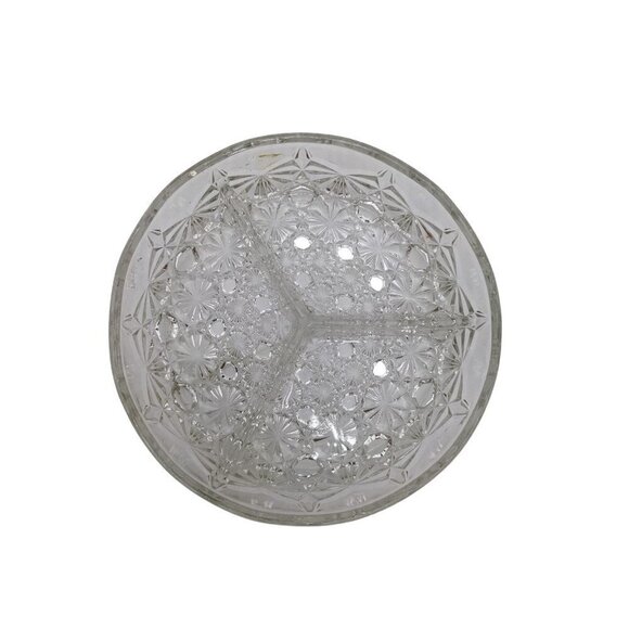 Imperial Galls Daisy and buttons divided relish tray serving dish 7.5 in Holi - Picture 5 of 11